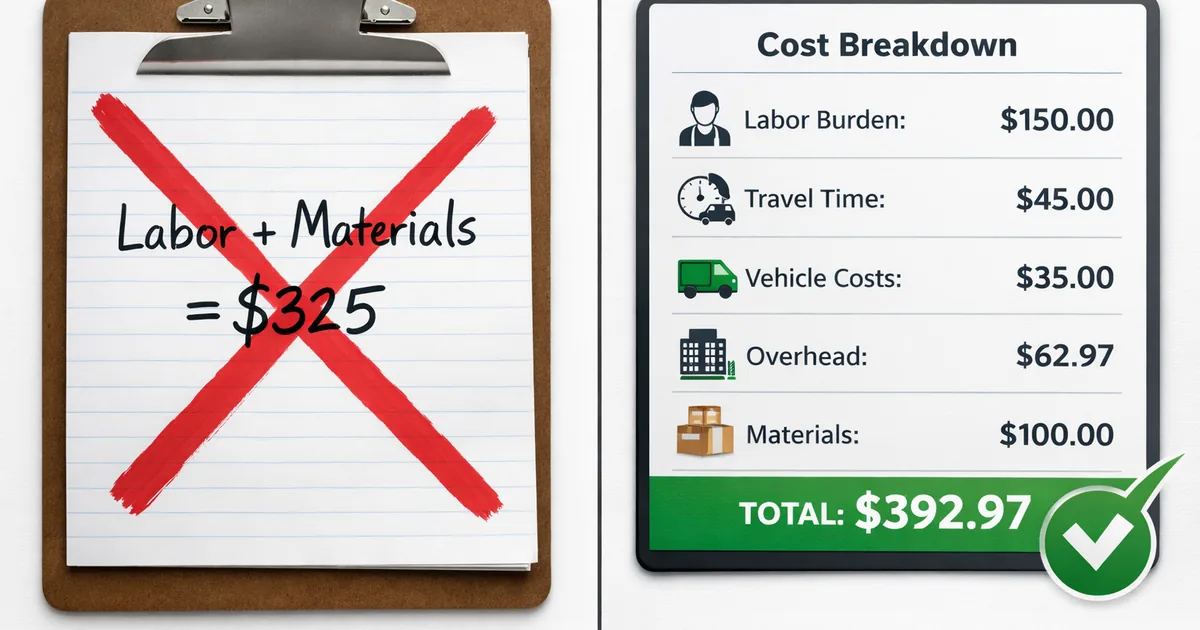 Comparison of landscaping estimating software tools showing cost breakdowns for a landscape renovation job