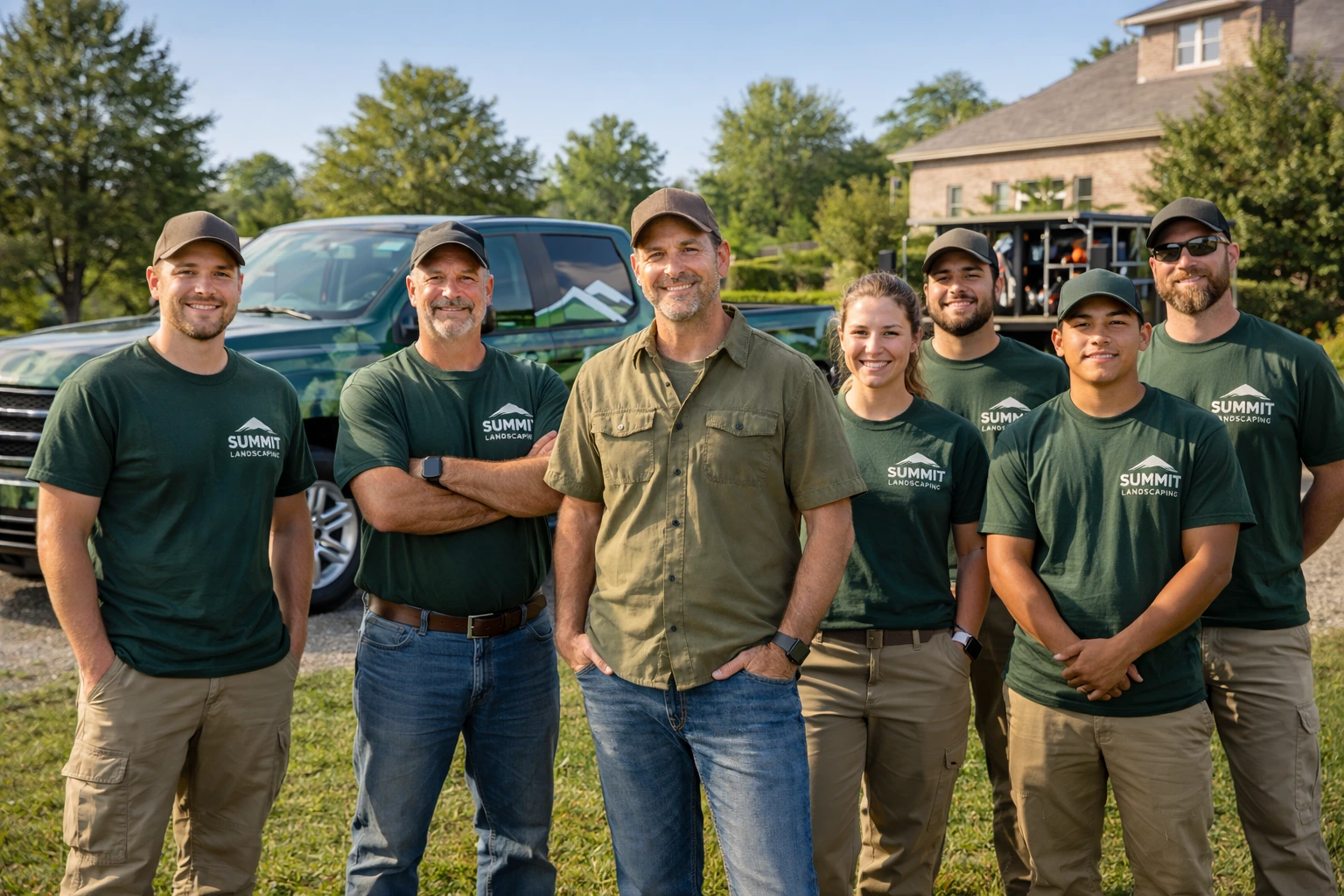 Summit Landscaping crew